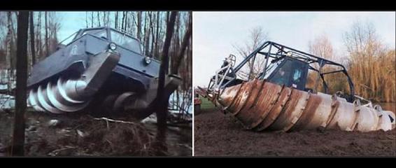 阿基米德螺旋推進車 俄軍宇航員搜救利器的冷遇與中國的務實選擇